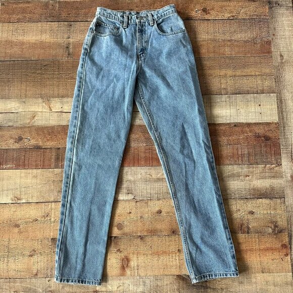 Ralph Lauren Women's Vintage Straight Leg Medium Wash Denim Jeans -6 - Picture 1 of 12